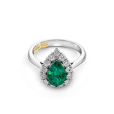 Emerald & Diamond Ring - Dracakis Jewellers